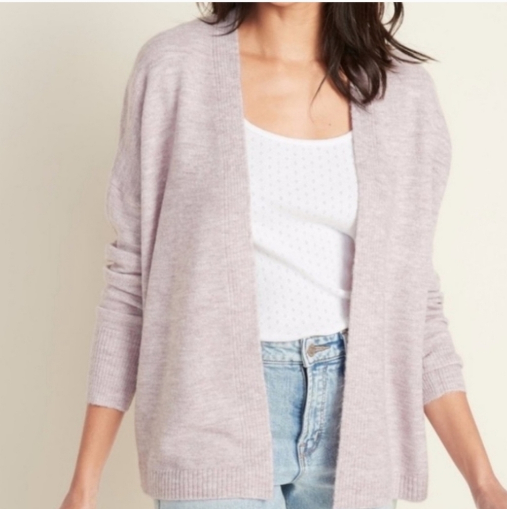 Old Navy Lilac Cocoon Shortie Cardigan